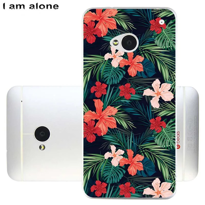 Чехлы для телефонов htc One Dual Sim M7 802d 4," мягкие сумки из ТПУ мобильный мультфильм Печатный для htc One M7 Dual Sim чехол - Цвет: Solf TPU HH30