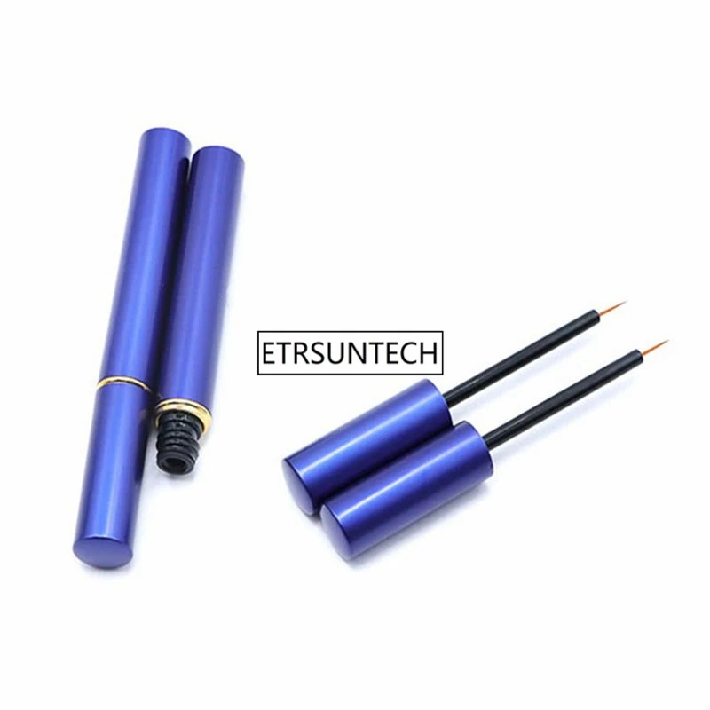 

100pcs 6ml Silver Blue Mascara Eyelash Growth Serum Tubes Empty Lash Lift Liquid Eye Liner Beauty Containers Packaging F3349