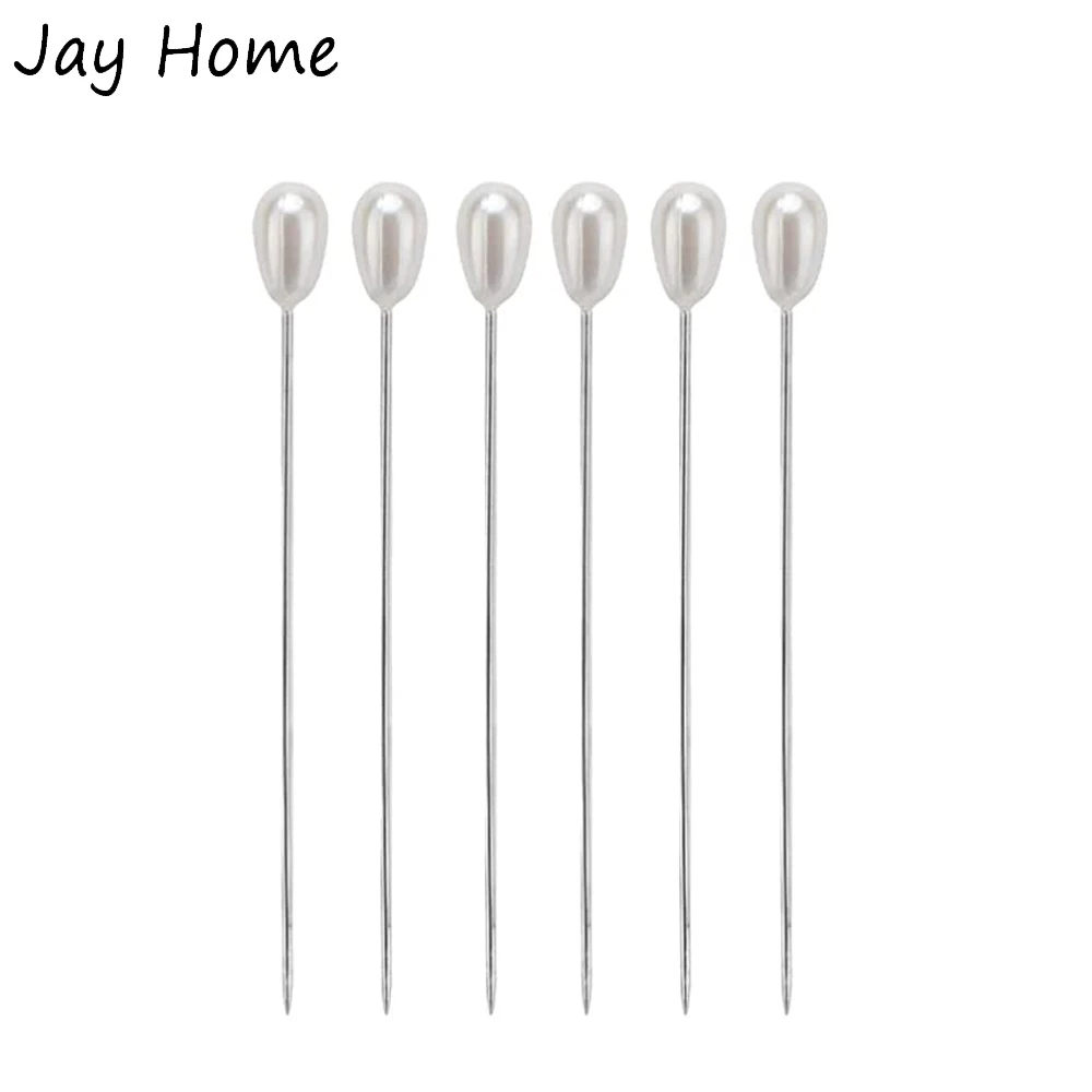 Description Picture 5 of item100PCS Pearl Head Corsage Pins White Straight Head Pins Sewing Pins for DIY Jewelry Making Sewing Wedding Flower Decorations