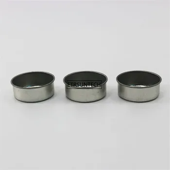 

200pcs Tea Light Holder Candle Tray Metal Cylindrical Candle Plate Bowl DIY Round Iron Art Candle Holder