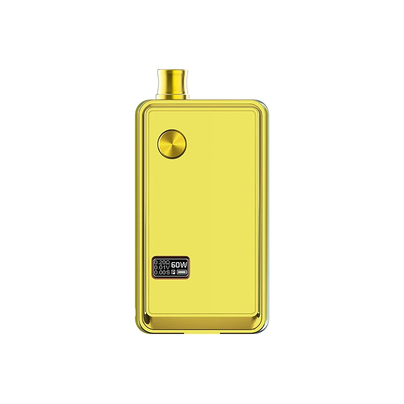 Think Vape ZETA RBA Pod Kit питание от аккумулятора 18650 3 мл 60 Вт vape mod вейп-комплект электронной сигареты - Цвет: gold