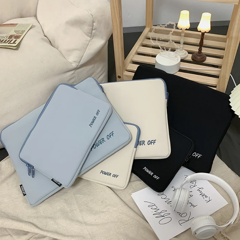 Casual Laptop Bag Sleeve Case for Women Men Solid Color Notebook Tablet MacBook Air Pro Xiaomi Huawei Dell | Компьютеры и офис