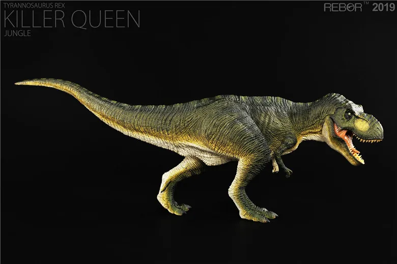 REBOR тираннозавр рекс T-Rex в парк развлечений убийца queen джунгли ПВХ 1/35 Музей Динозавров Модель