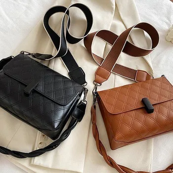 

2020 Fashion New Arrive Women Pu Leather Shoulder Bags Girls Brief Flap Women's Casual Messenger Bags Crossbody Bags