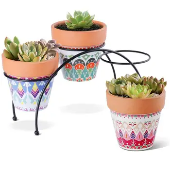 

Terracotta Flower Pot Creative Ceramic Succulent Plant Pot Creative Bonsai Crafts Coarse Pottery Plants Pot Home Decor