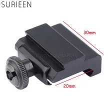 2 шт. принадлежности для охотничьего ружья тактический 20 мм до 11 мм ткач крепления база ласточкин хвост адаптер для Пикатинни прицел Крепление