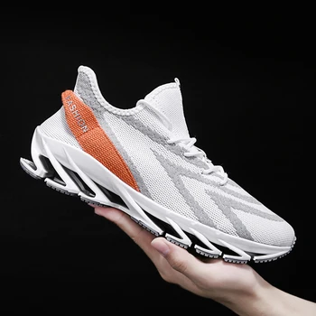 

Men Breathable Casual Shoes Men Sports Sneakers Comfortable Tennis Shoes Male Footwear Walking Blade Non Slip Chaussure Homme