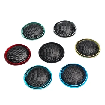 

2PCS 1 INCH Tweeter Speaker Mesh Grilles 43MM Car Horn Opening 38.8MM Speaker Cover Decorative Circle