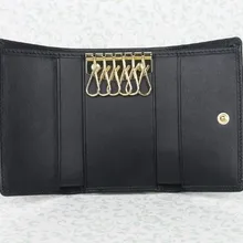 Woxk настоящий модный кожаный бумажник для ключей с 6 пряжками в коробках