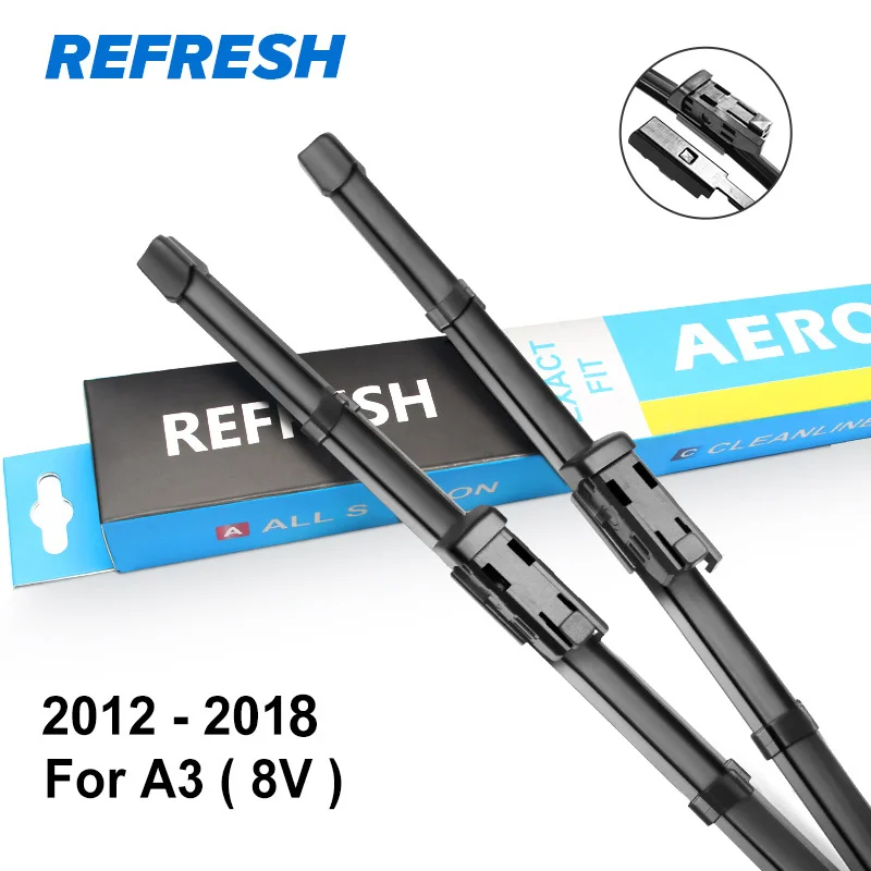 2012 - 2018 ( 8V ) Обновляемые стеклоочистители для Audi A3 8L/8 P/8 V подходящий крючок/штырь сбоку/боковой зажим/кнопочные ручки модель года от 1996 до - Цвет: 2012 - 2018 ( 8V )