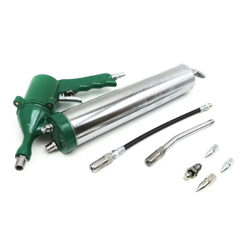 

400cc Heavy Duty Pneumatic Grease Gun Manual Air Pressure Grease Gun Steam Moving Gun Butter Barrel Oiling Machine With Oile