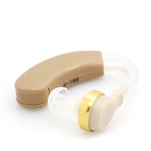 Профессиональный X-168 тон Регулируемый слуховой аппарат за ухом усилитель звука