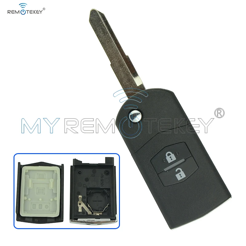 

Hot sale flip key 2 button 434mhz with ID63 chip for Mazda remote key