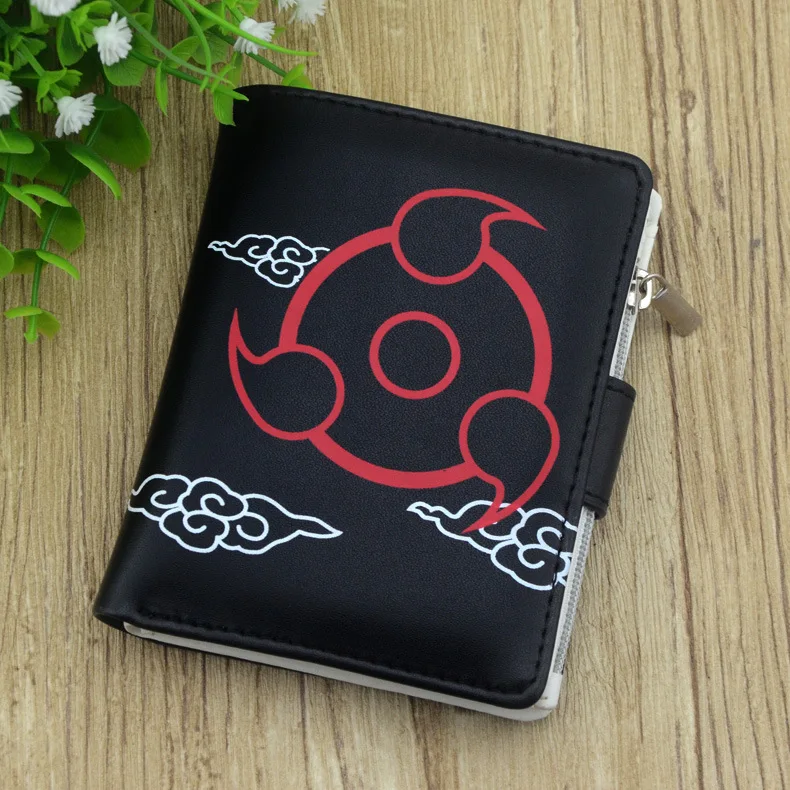 Waterproof Purse of Anime Shippuden Akatsuki Uchiha Itachi/Red Cloud Short Wallet