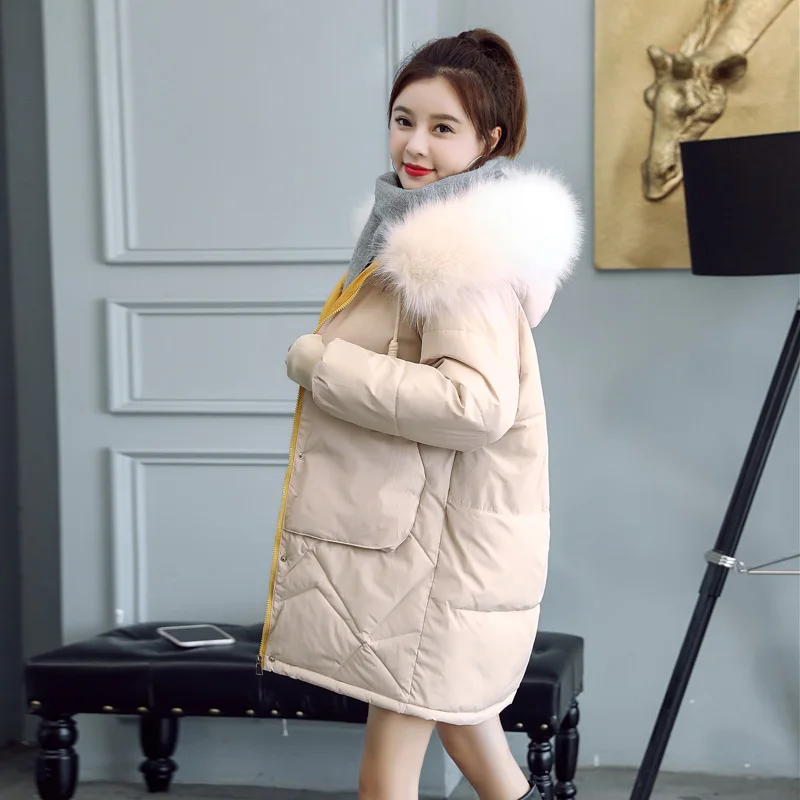 price cut  Orwindny Down Jackets Female Winter Coat Women's Parka Hooded Warm Coat New Coat Jacket Cotton Padd