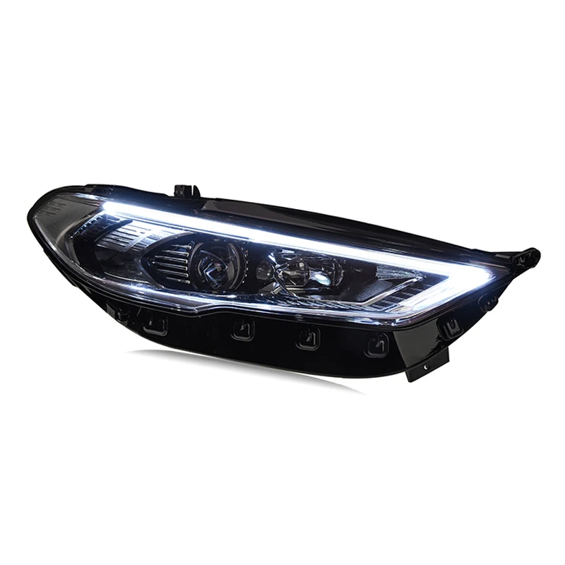 Новый стиль HID светодиодный налобный фонарь для Ford Mondeo Fusion фары 2017 2018