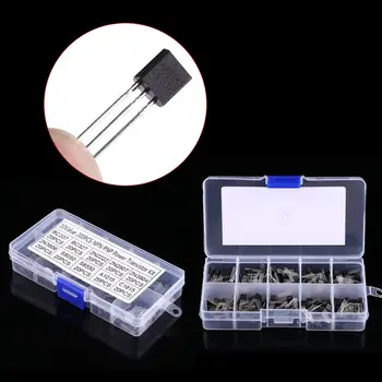 

200pcs Power Transistors Box NPN PNP Assortment Kit BC547 Silicon Electronic professionals