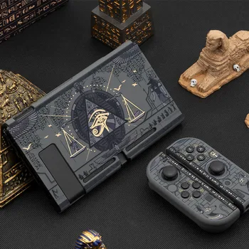 

GeekShare Nintend Switch Split Shell Mysterious Egypt Pharaoh Black Hard Cover Back Girp Shell For Nintendo Switch