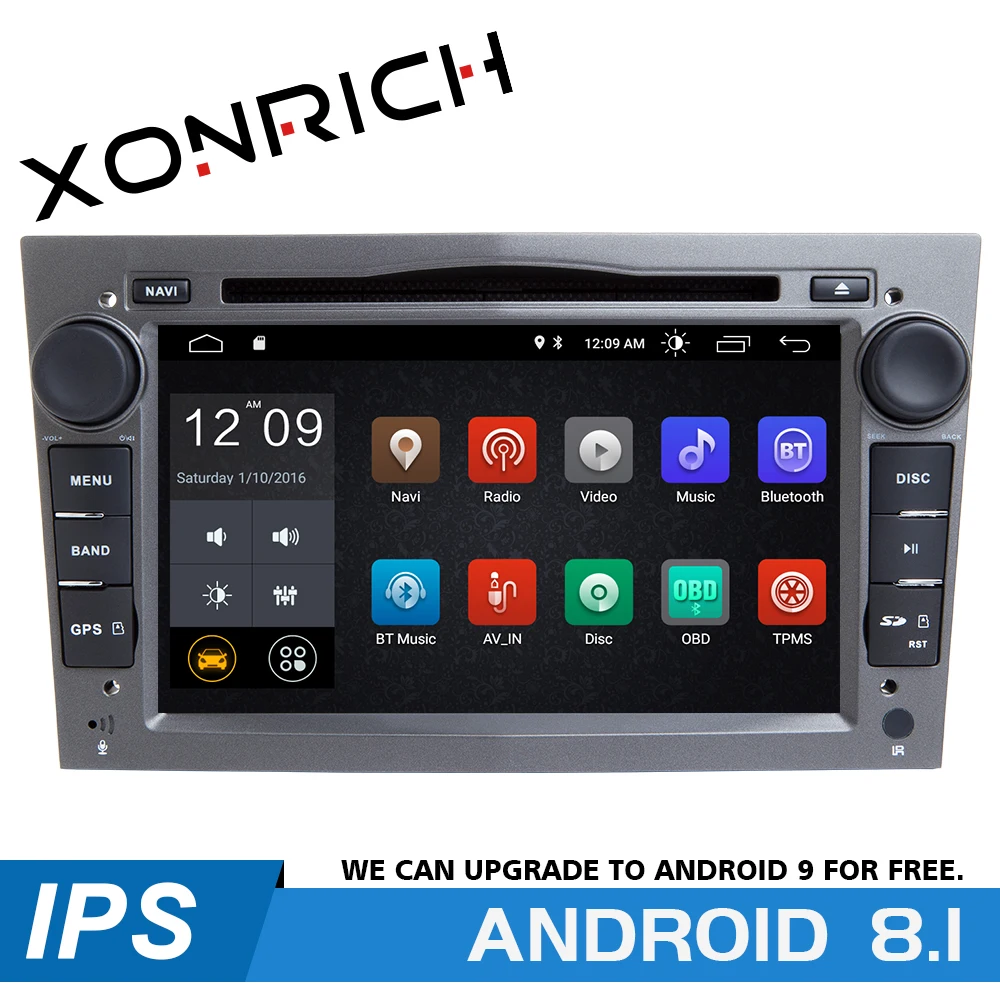 Sale 2 DIN Android 8.1 Car Multimedia for opel Vauxhall Astra H G J vivaro Vectra C Antara Zafira B Corsa D Meriva B Veda Navigation 0