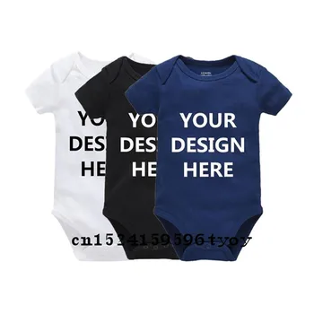 

Custom Text Photos Baby Bodysuits Cartoon Print Baby T Shirt for Summer Kids Boys Girls T-Shirts Hip Hop Rock Tshirt