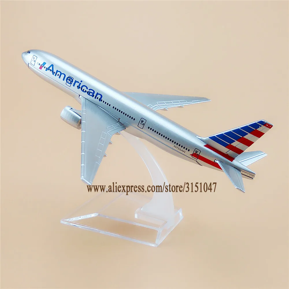 16 см Air American AA Boeing 777 B777 Airlines модель самолета Модель сплав металлический самолет