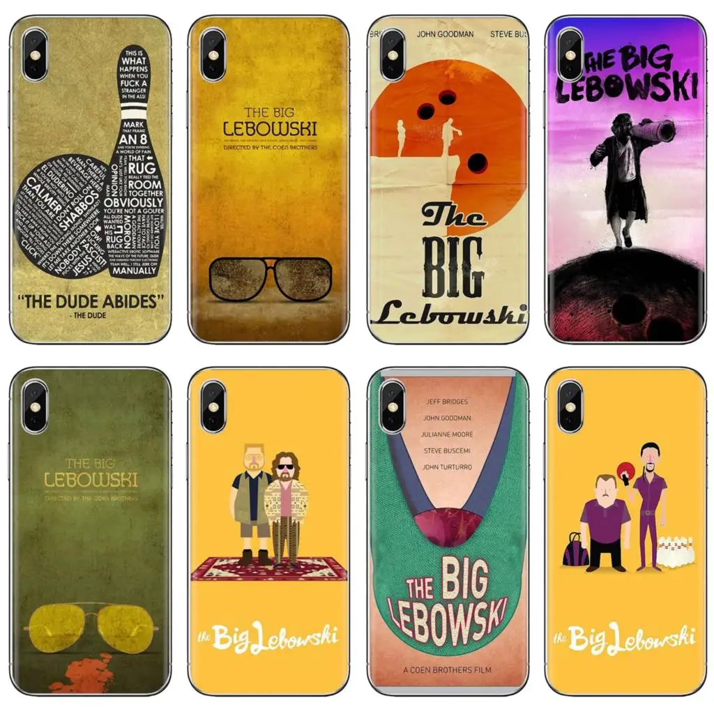 Мягкий чехол из ТПУ большие постеры для Lebowski 1998 кино iPhone 11 Pro 4 4S 5 5S SE 5C 6 6S 7 8X10 XR XS Plus