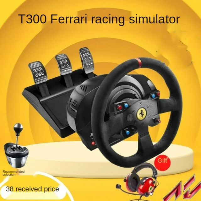 Shenlike-simulador de volante de coche de carreras T300RS con Pedal Ps5,  simulación de conducción, juego de ordenador - AliExpress