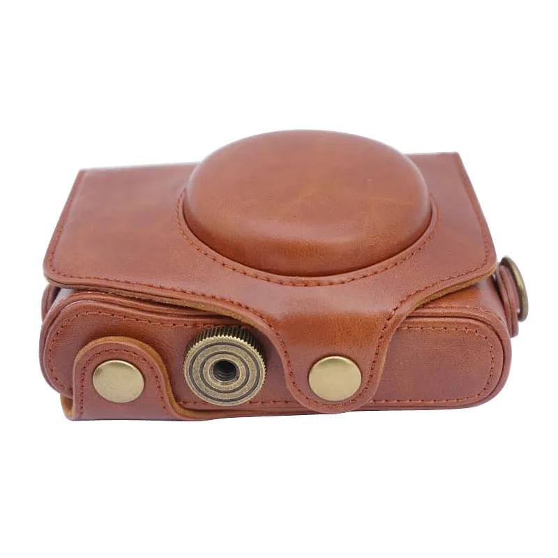 Custodia Per Fotocamera Borsa In Pu Per Canon Powershot Sx700 Sx710 Con Tracolla