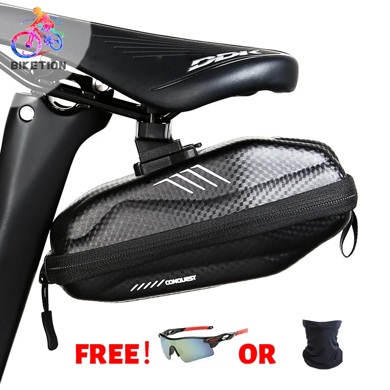 

Bicycle bag rear bag Waterproof and large capacity Hard shell Snap-in installation, easy loading and unloading