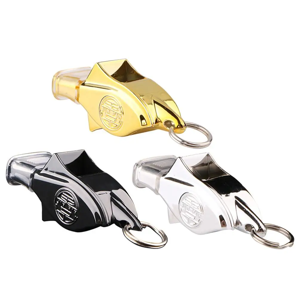 

130 Decibels High Frequency Dolphin Whistle Outdoor Basketball Football Training Match Referee Whistle Cushioned Mouth Grip