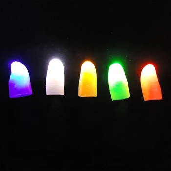 

2Pcs Party Light Up Glow Thumbs Light LED Flashing Fingers Light Magic Trick Props FPing