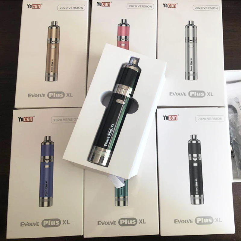 Набор Yocan Evolve Plus XL батарея 1400 мАч сухая трава восковая ручка вейп кварцевый