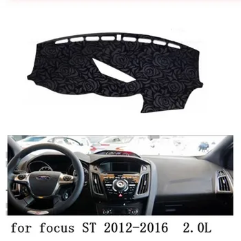 

Rose Pattern Non-slip Dashmat Dash Mat Dashboard Cover Pad Cover Carpet Car Sticker for Ford foucs ST 2012 2013-2016 Car Styling
