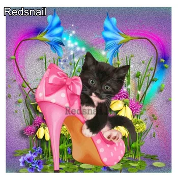 

Diamond Painting Full Square New Arrival Diamond Embroidery Cat Rhinestones Pictures Home Decoration Hobbies And Crafts TT428