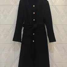 winner Новая женская тонкая Длинная Верхняя одежда с поясом женское повседневное пальто куртка ddxgz2 11,17