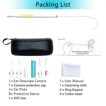 

NEW HD Visual Ear Canal Cleaning Tool Ear Pick Camera Scope Earwax Removal Inspection Camera Endoscope Kit