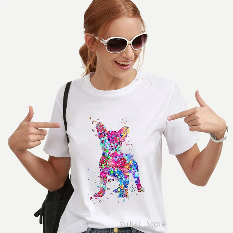 Watercolor Leopard Chihuahua T-shirt 6
