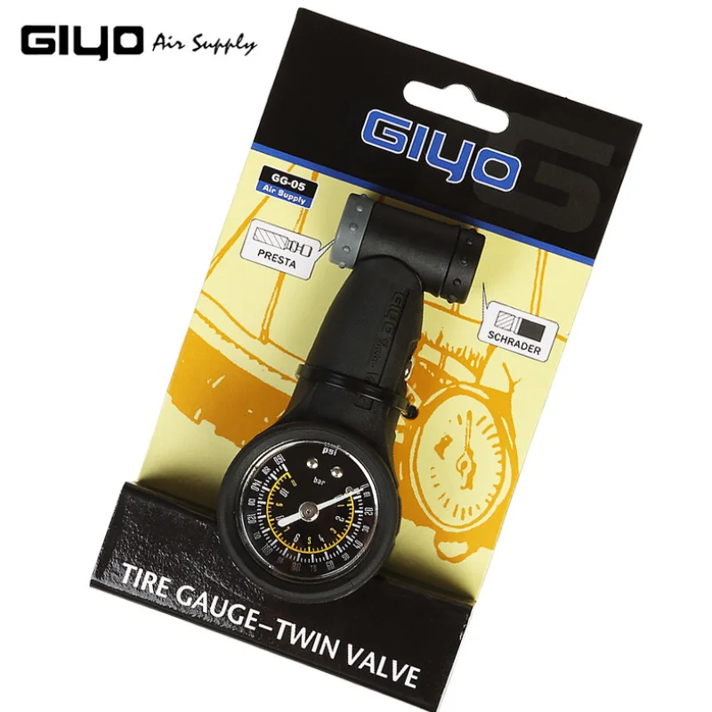 Giyo high accuracy 160 PSI Tire Air Pressure Gauge Meter For Bike,Atuo