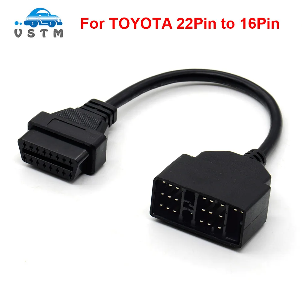 Диагностический разъем OBD OBD2 переходник с 22 на 16 контактов для Toyota | Автомобили и