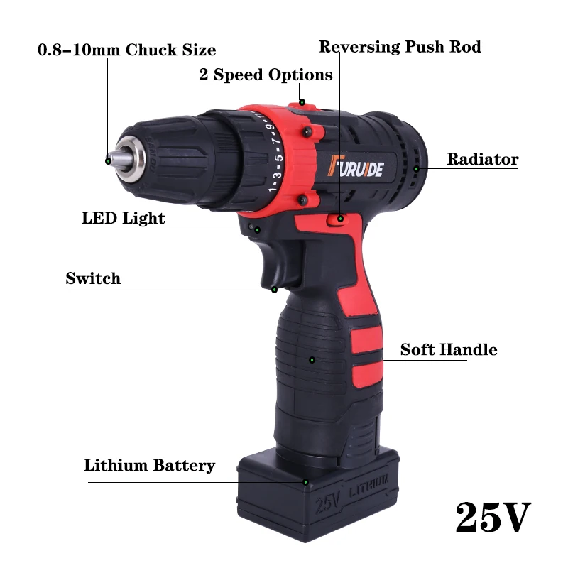 12-Volt NiCd Cordless 3/8 in. Drill with Soft Grips with Battery 1.5Ah and  Charger