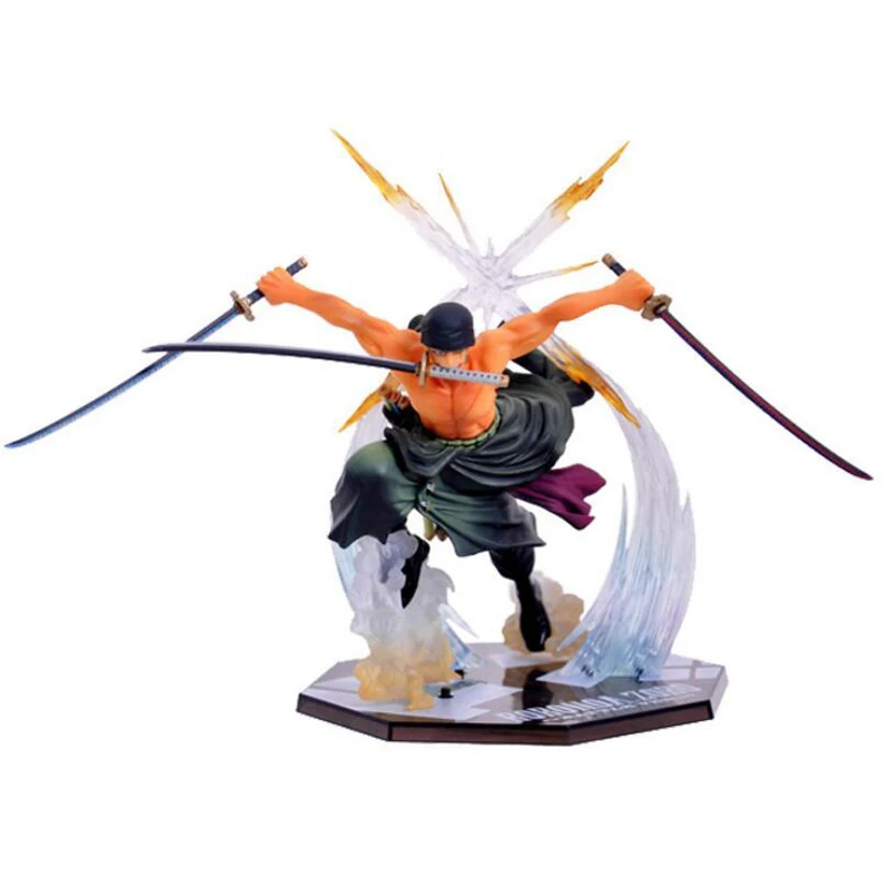 

Free Shipping One Piece Roronoa Zoro Figurine Colossum Battle Ver PVC Action Collection Figure Model Gift Luffy 21cm