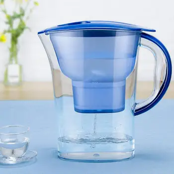 

2.5L with 1 Filter Pure Water Pitcher Healthy Effective Filter Kettle Water Purifier Drinking Teapots Home Restaurant Kitchen