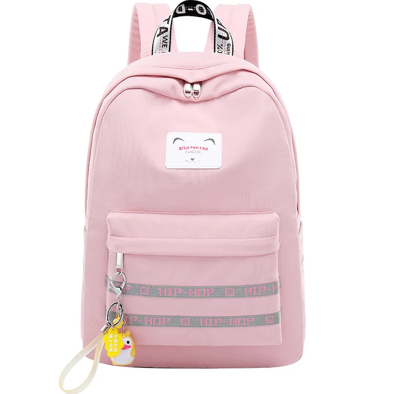 Paseo Pato juntos Mochilas para niñas bolsas de libros para adolescentes escuela secundaria  estudiantes mochila escolar chica con Usb|Mochilas escolares| - AliExpress