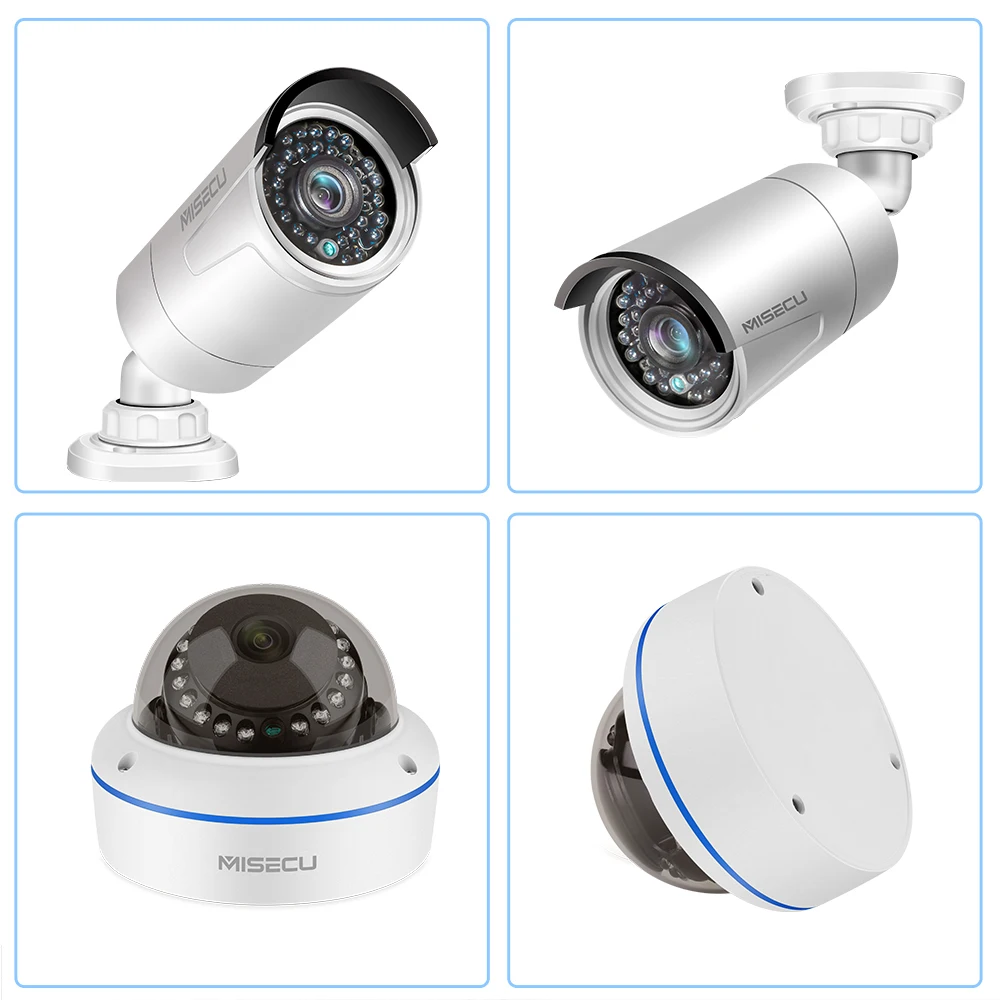 Система видеонаблюдения MISECU 8 каналов 1080P POE NVR|Система наблюдения| |