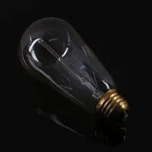 Яркий E27 Эдисона типа Вольфрамовая Лампа накаливания свет стекло Droplight