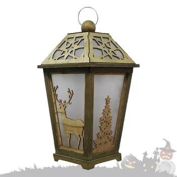

1Pc LED Lantern Christmas Tree Lantern Christmas Lantern Elk Lantern for Party Gift