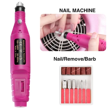 

Electric Nail Drill Machine Manicure Machine Pedicure Drill Set Ceramic Nail File Nail Drill Equipment Tools elektrische vijl