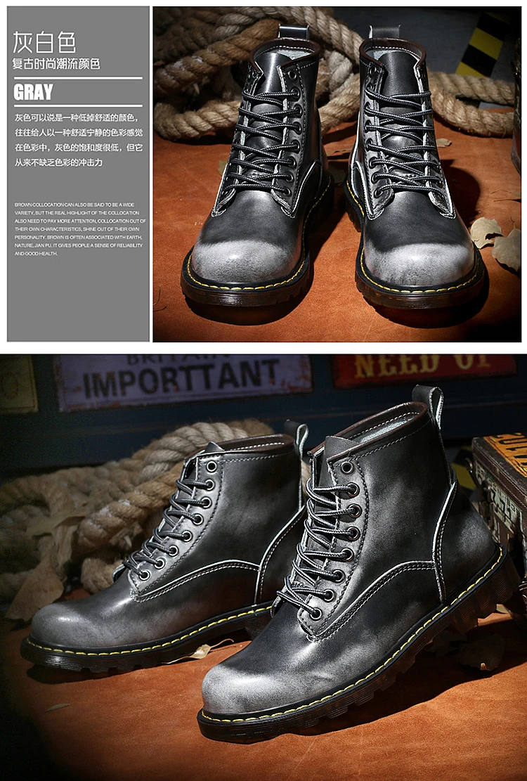 Mens Ankle Boot Martin Winter Boot Biker Boot for Men Leather Genuine Chelsea Boot Fashion Platform Boot Designer Chunky Boot 47 Mens Ankle Boot Martin Winter Boot Biker Boot for Men Leather Genuine Chelsea Boot Fashion Platform Boot Designer Chunky Boot 47