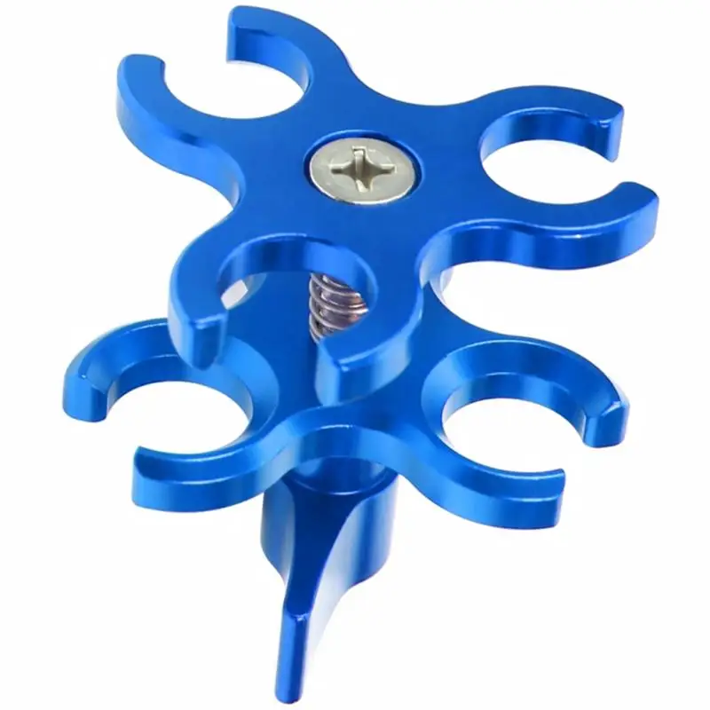

Triple Ball Clamp 3 Holes Underwater Arm Diving Bracket For Photography Torch Aluminum Diving Lights Ball Butterfly Clip Mount