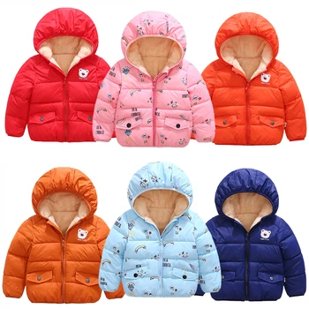 

1-6y Warm Winter Baby Fleece Coat Children Clothing Thick Jacket Girls Boys Coat Halloween xmas kids gifts Clothes Loose coat